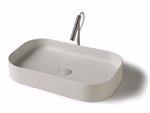 lavabo da appoggio 55 con rubinetteria a bordo - Edil Casa | Arredo bagno Termoarredi, Design di interni